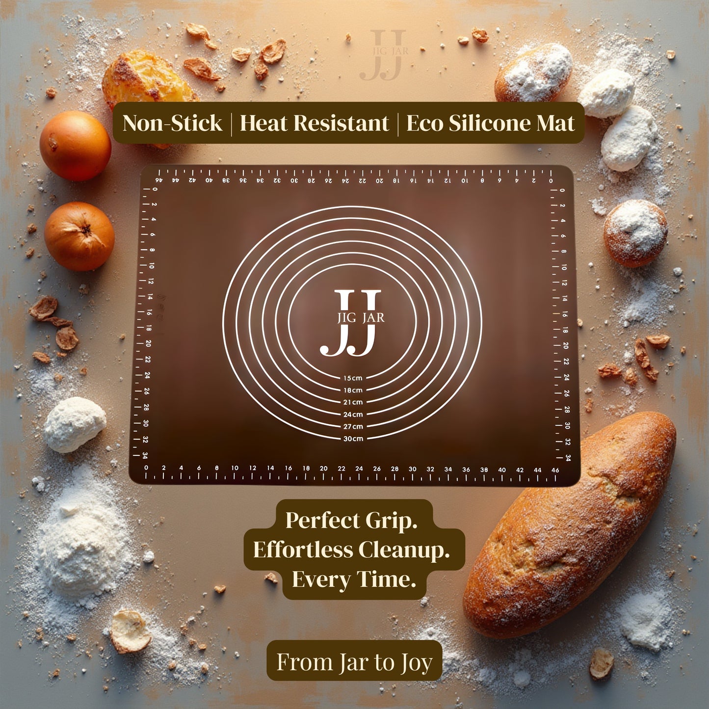 JIG JAR Sourdough Starter & Bread Baking Set - White Edition | 35 Piece Complete Artisan Kit for Joyful Baking