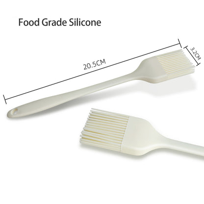 فرشاة سيليكون للدهن والمعجنات - فرشاة طهي مقاومة للحرارة وخالية من مادة BPA للزيت والزبدة وصلصة الشواء