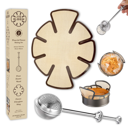 JIG BLOOM - Flour & Flower Baking Set | Artisan Tools for Joyful Bakers