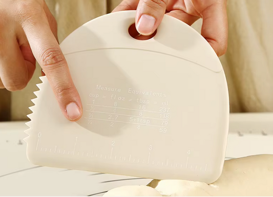 Dough Cutter & Bench Scraper (Stainless Steel Core) – JIG JAR