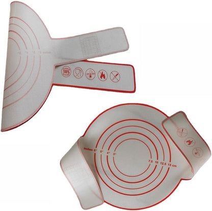 Silicone Bread Sling for Dutch Oven – Reusable Non-Stick Baking Mat with Extra-Long Handle (Orange)